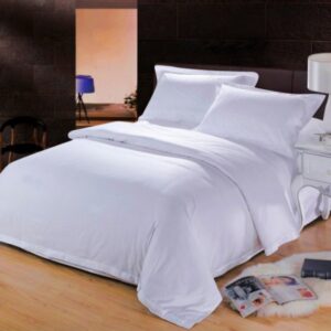 Висококачествено памучно спално бельо - White Expanse