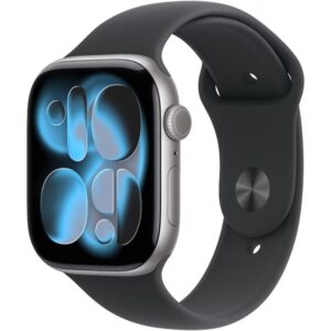 Смарт часовник Apple Watch Series 11 (2025) GPS 42mm Space Grey Aluminium Case with Sport Band S/M
