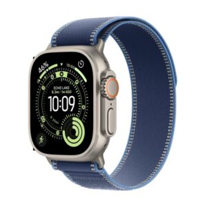 Смарт часовник Apple Watch Ultra 3 (2025) 5G 49mm Natural Titanium Case with Blue/Bright Blue Trail Loop S/M MEWR4QC/A