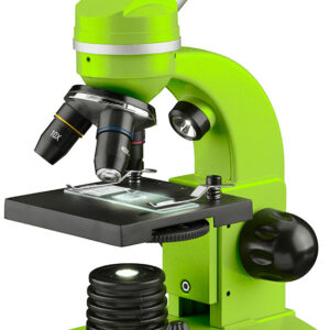 Зелен детски микроскоп Bresser Junior Biolux SEL 40-1600x (74319)