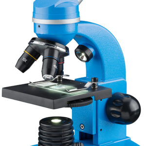 Син детски микроскоп Bresser Junior Biolux SEL 40-1600x (74322)