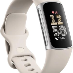 Смарт часовник Google Fitbit Charge 6 Porcelain Silver Aluminum