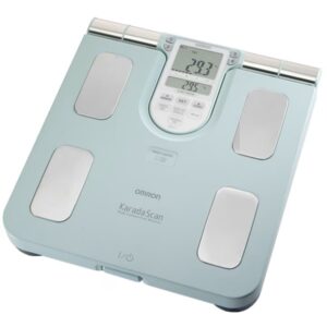 Кантар анализатор за измерване на мазнини и тегло Omron BF-511 Turquoise (HBF-511T-E)